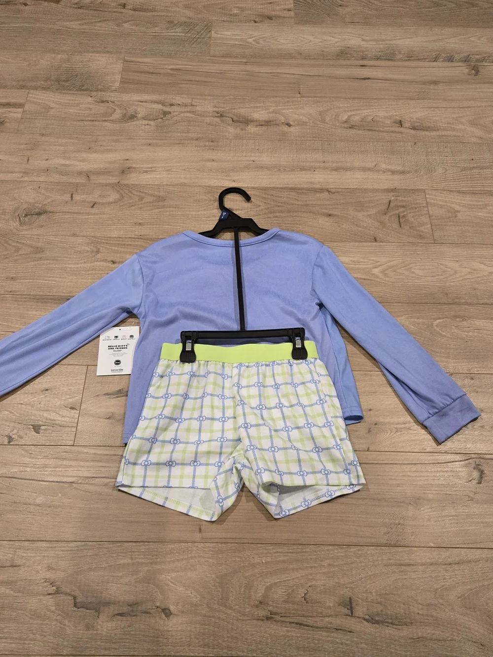 Hello Kitty Lilac Two-Piece Kids Pajama Set Size Xs 4/5